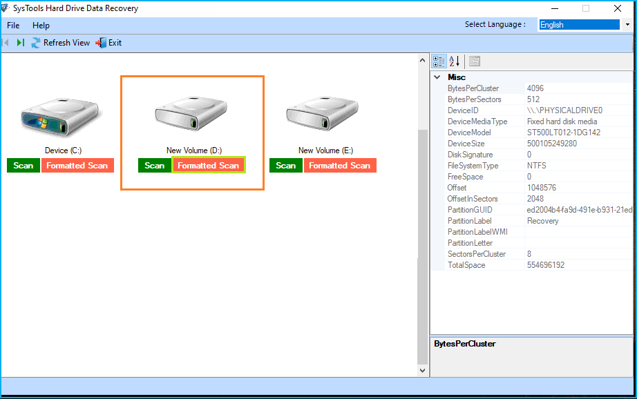 How to recover tally data from hard disk