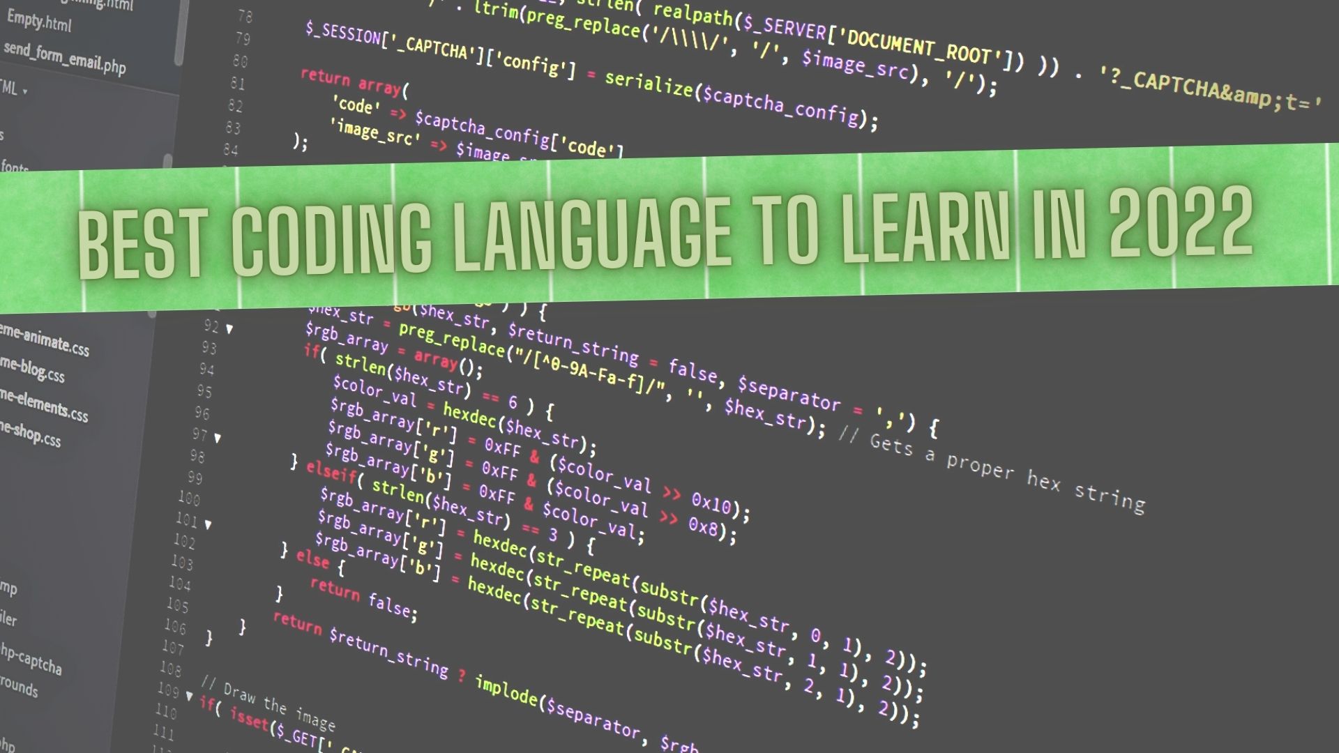 Whats The Best Coding Language To Learn In 2022