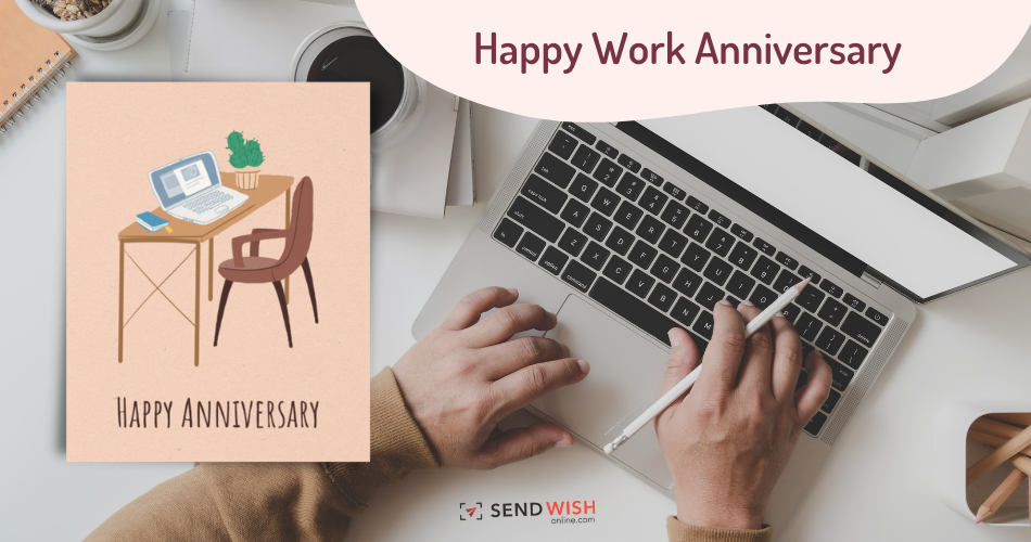 Work anniversary ecards